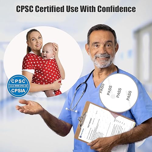 Miniatura 3 de Portabebés de moda con patrón de estrella, cómodo envoltorio y pañal, elástico, transpirable, diseño manos libres, para recién nacidos a niños