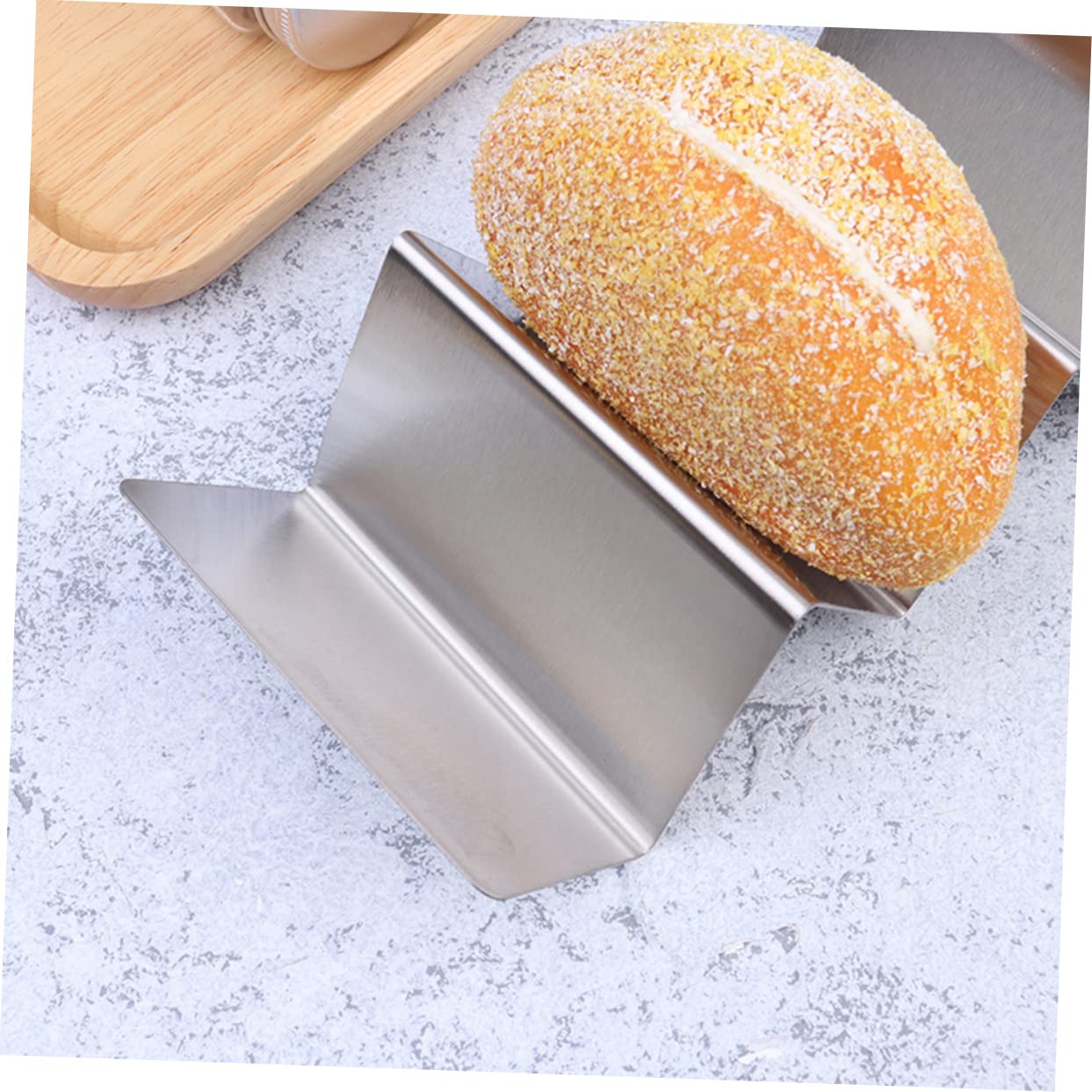 2 Series Soportes Tacos Inoxidables Estantes Compactos para Tacos Y Burritos Resistentes Acero Inoxidable para Fiestas Restaurantes Y Hogar 2 Piezas*2