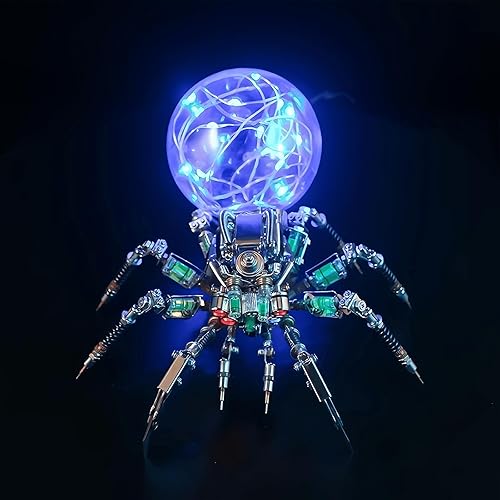 Miniatura 4 de Kit de modelo de metal 3D mecánico araña rompecabezas de metal 3D para adultos Kit de montaje de metal DIY Kit de montaje de metal 3D Puzzle Kit de