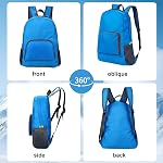 Ultra Lightweight Packable Backpack, 20L Foldable Small Daypack, Hiking Travel Sporty Backpack for Men Women