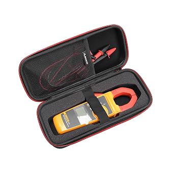 RLSOCO Carrying Case for Fluke 902 FC/376 FC/374 FC/375 FC/375/374/376/902 True-RMS Clamp Meter & Works with KAIWEETS HT208F/HT208D/HT208A Inrush Digital Clamp Meter Case Only