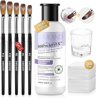 SAVILAND Kit de uñas acrílicas: tamaño 4/6/8/...