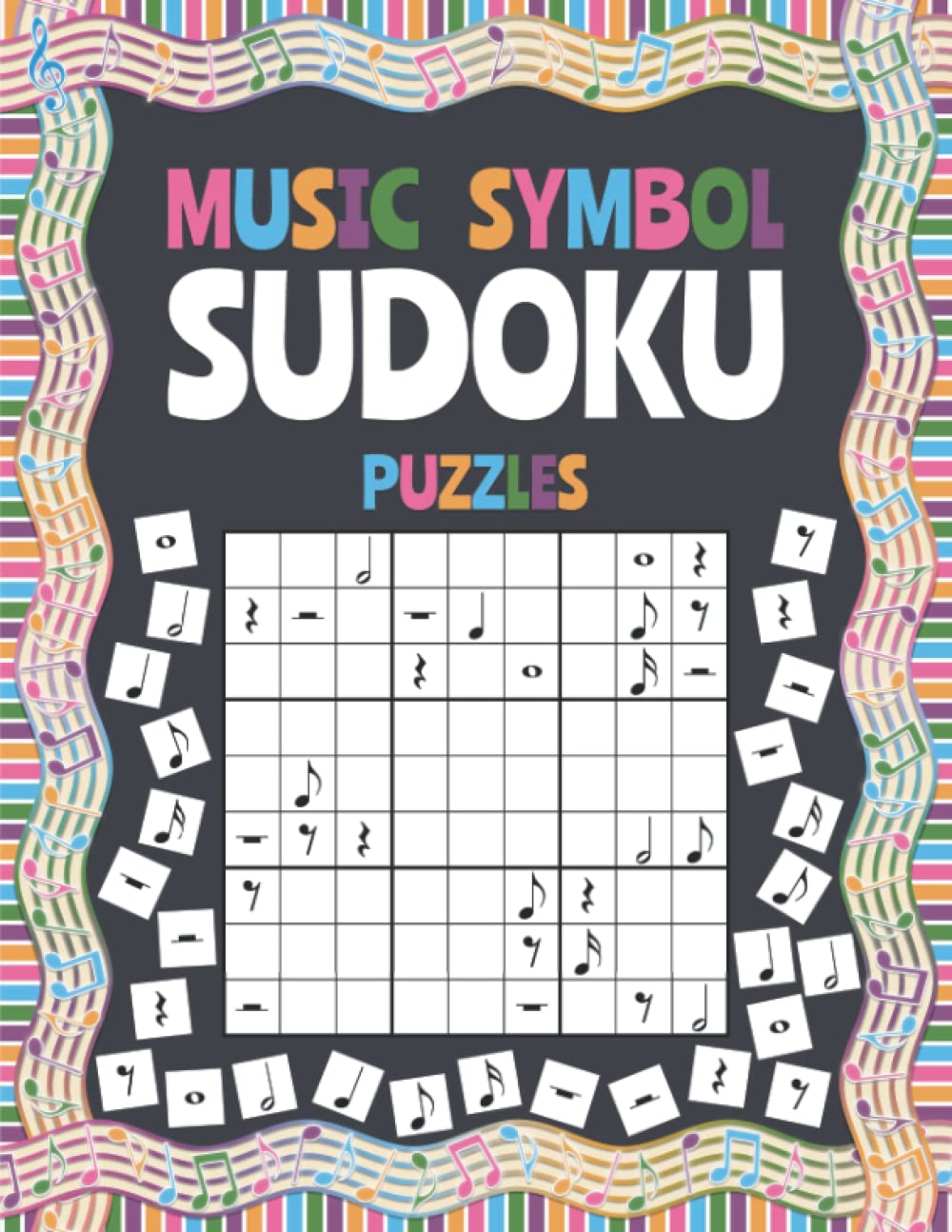 Music Symbol Sudoku Puzzles: Large print sudoku for adults medium