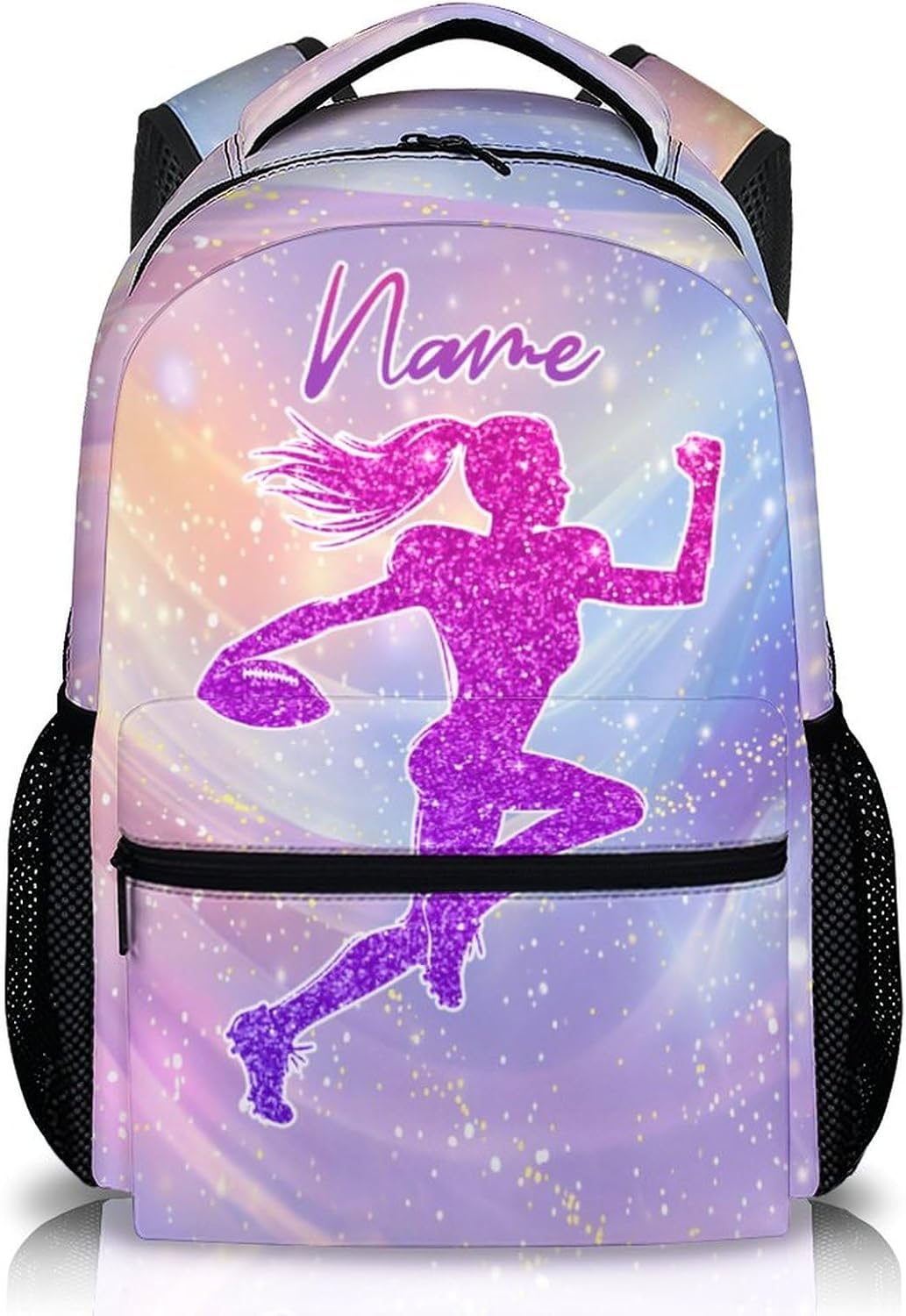 Girls School Backpacks for Kids Age 5-7, Custom Equestrian Backpack for Camping, Travel, Hiking, 17'' Horse Girls Bookbag with Adjustable Straps for Elementary Middle School