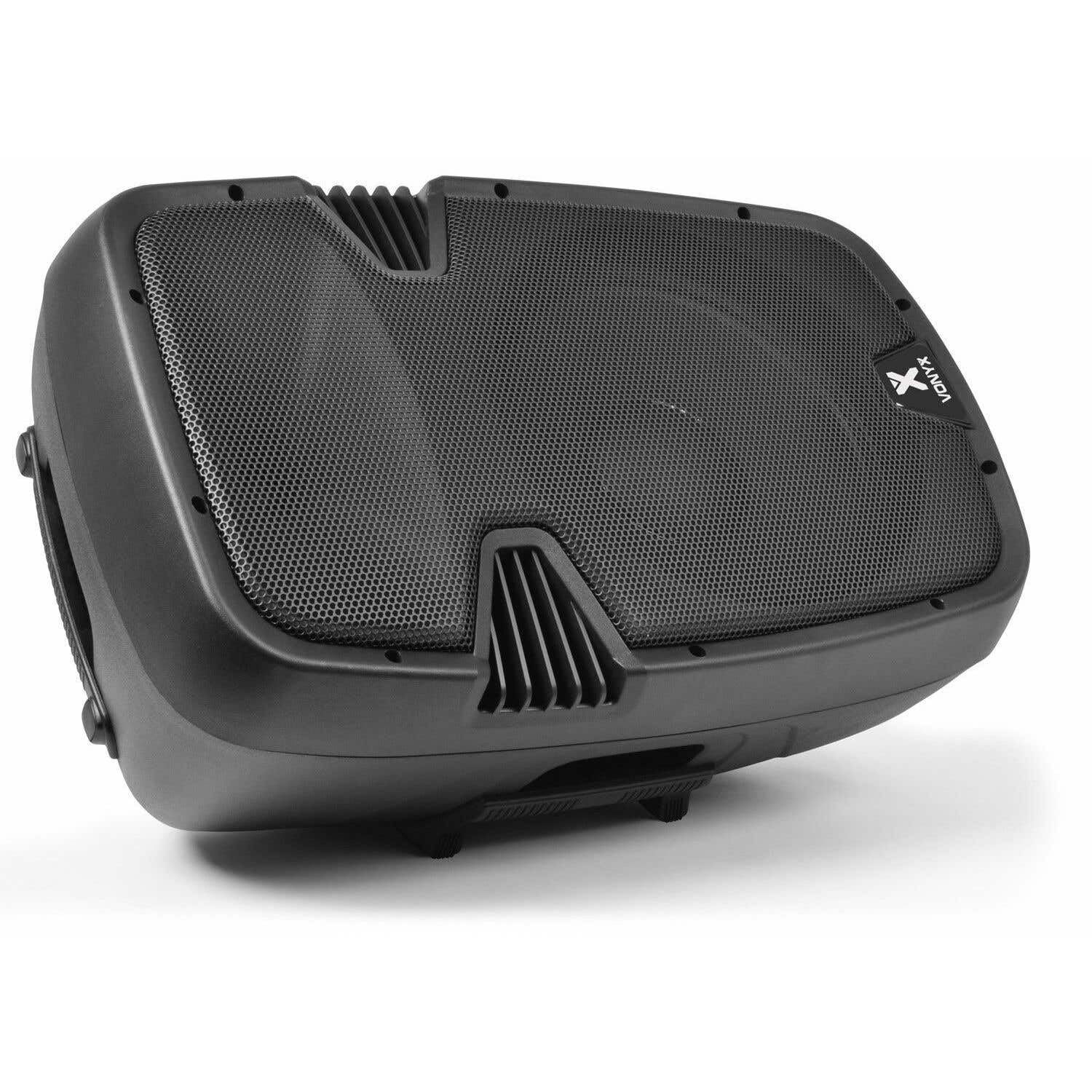 Vonyx SPJ-1200ABT Altoparlante Attivo 12" Autoamplificato 600 W con Bluetooth, Lettore MP3, USB/SD, Ingresso Microfono, Subwoofer Potente, Suono Professionale per Feste, DJ, Karaoke ed Eventi