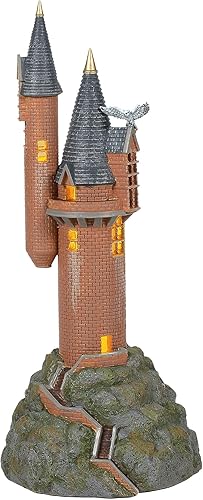 Department 56, Glass Stone Harry Potter Village the Owlery - Edificio iluminado, 10.63 pulgadas, multicolor