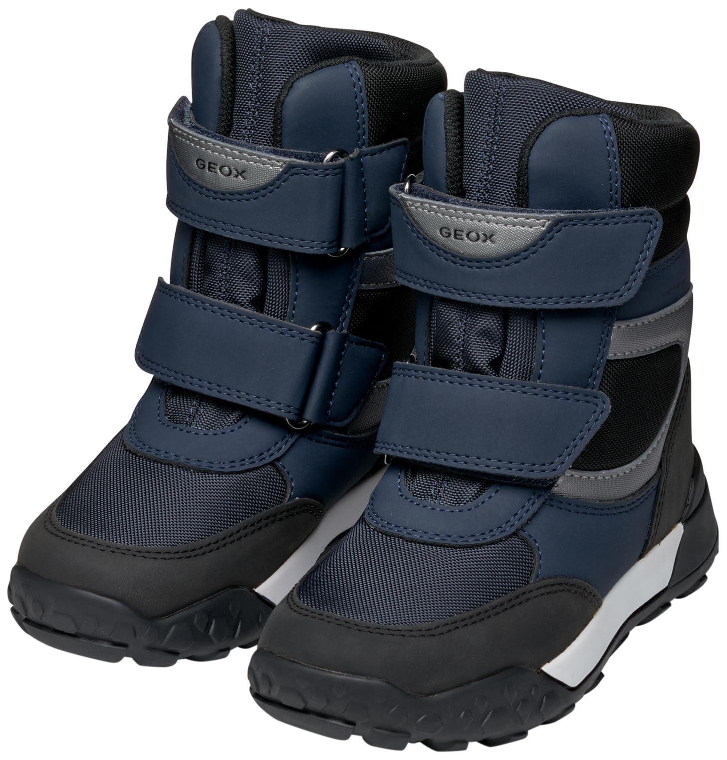 Geox J Trekkyup Boy B ABX, buty śnieżne dla dzieci i chłopców