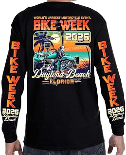 2026 Bike Week Daytona Beach Official Logo Long Sleeve