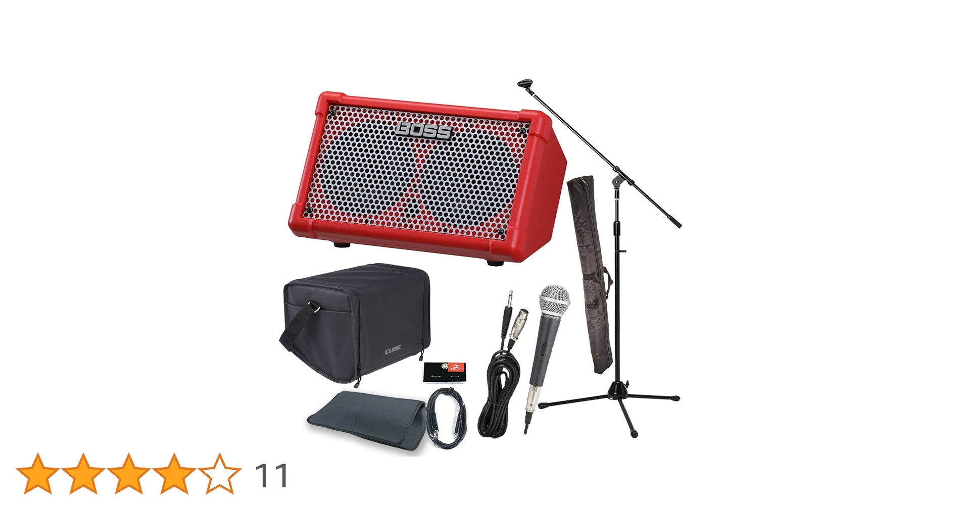 Amazon | 【路上ライブ・ボーカルセット】BOSS / CUBE Street II Red Amazon | 【路上ライブ・ボーカルセット】BOSS / CUBE Street II Red