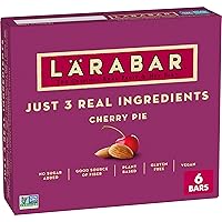Vista 10 de Larabar Cherry Pie, barras veganas de frutas y nueces sin gluten, barras de 1.6 onzas, 12