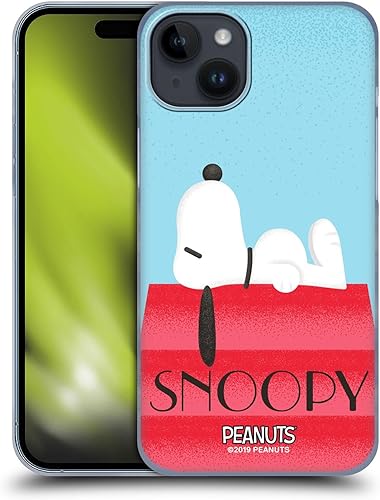 Head Case Designs Officially Licensed Peanuts House Snoopy Deco Dreams Hard Back Case Compatible with Apple iPhone 15 Plus