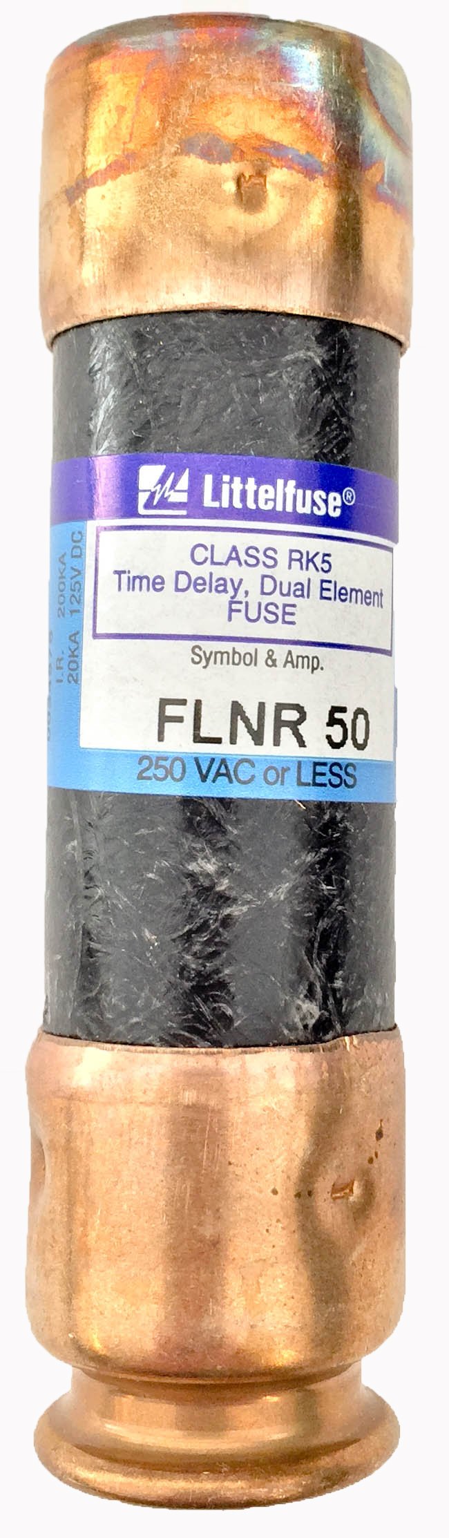 Littelfuse Fuse,Class RK5,50A,FLNR Series