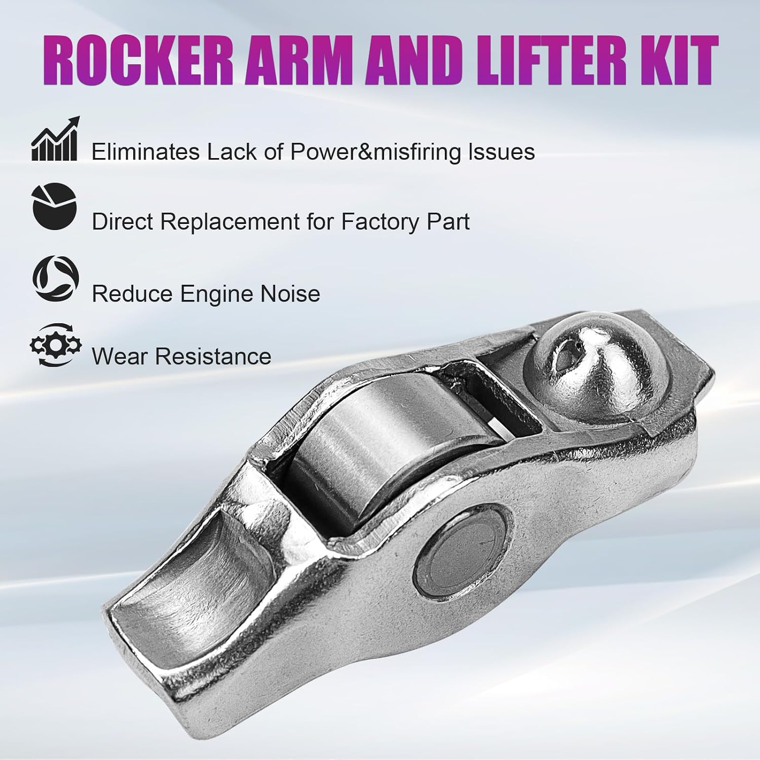 FEXON 24Pcs Rocker Arm and Lifter Kit for 2011-2020 Chrysler 200, 300, Dodge Ram 1500, Promaster, Challenger, Charger Journey, Avenger, Jeep Grand Cherokee, Wrangler 3.6L 5184296AH 5184332AA