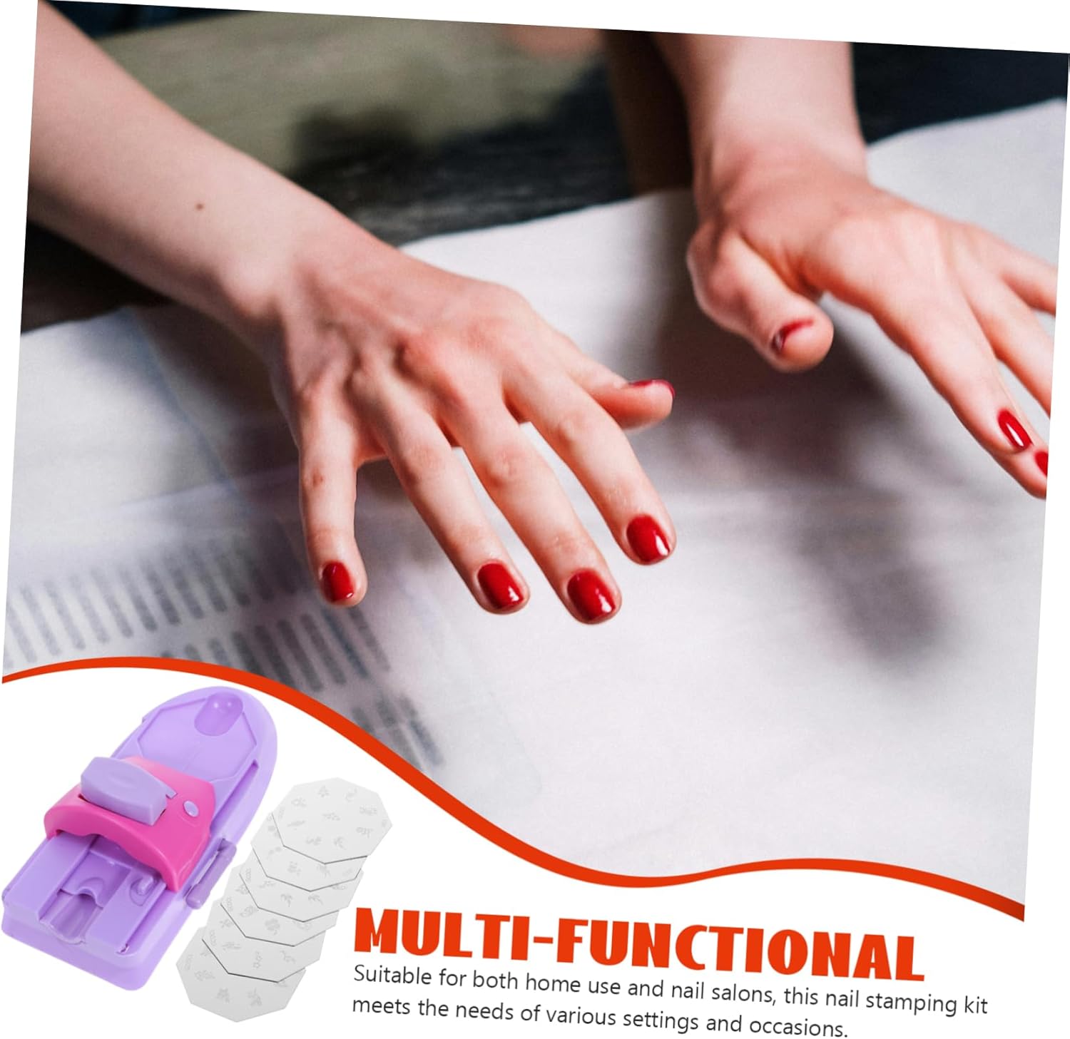 Nail Stamping Nail Stamp Plates for DIY Manicure Easy to Use for Home and Salon