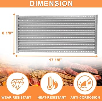 17 x 8 1/16 Infrared Emitters for Charbroil TRU-Infrared 3 Burner Parts