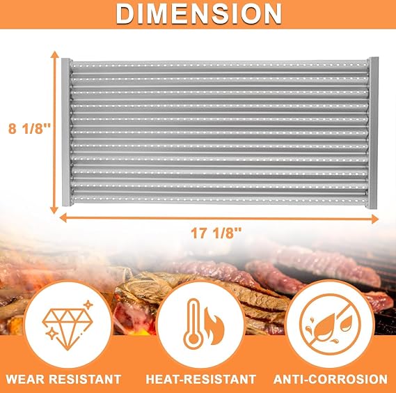 17 x 8 1/16 Infrared Emitters for Charbroil TRU-Infrared 3 Burner Parts