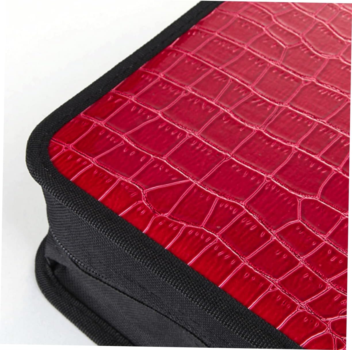 STOBAZA 2pcs Cd Storage Pouch Tote Handle Holder Cd Dvd Pu Bag Large Capacity Organizer for Dvd Bag