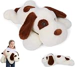 Elephant Weighted Stuffed Animals 5 lbs 16 inches Gray, Large Weighted Elephant Plushie Cuddly Pillow Gift for Kids & Adults