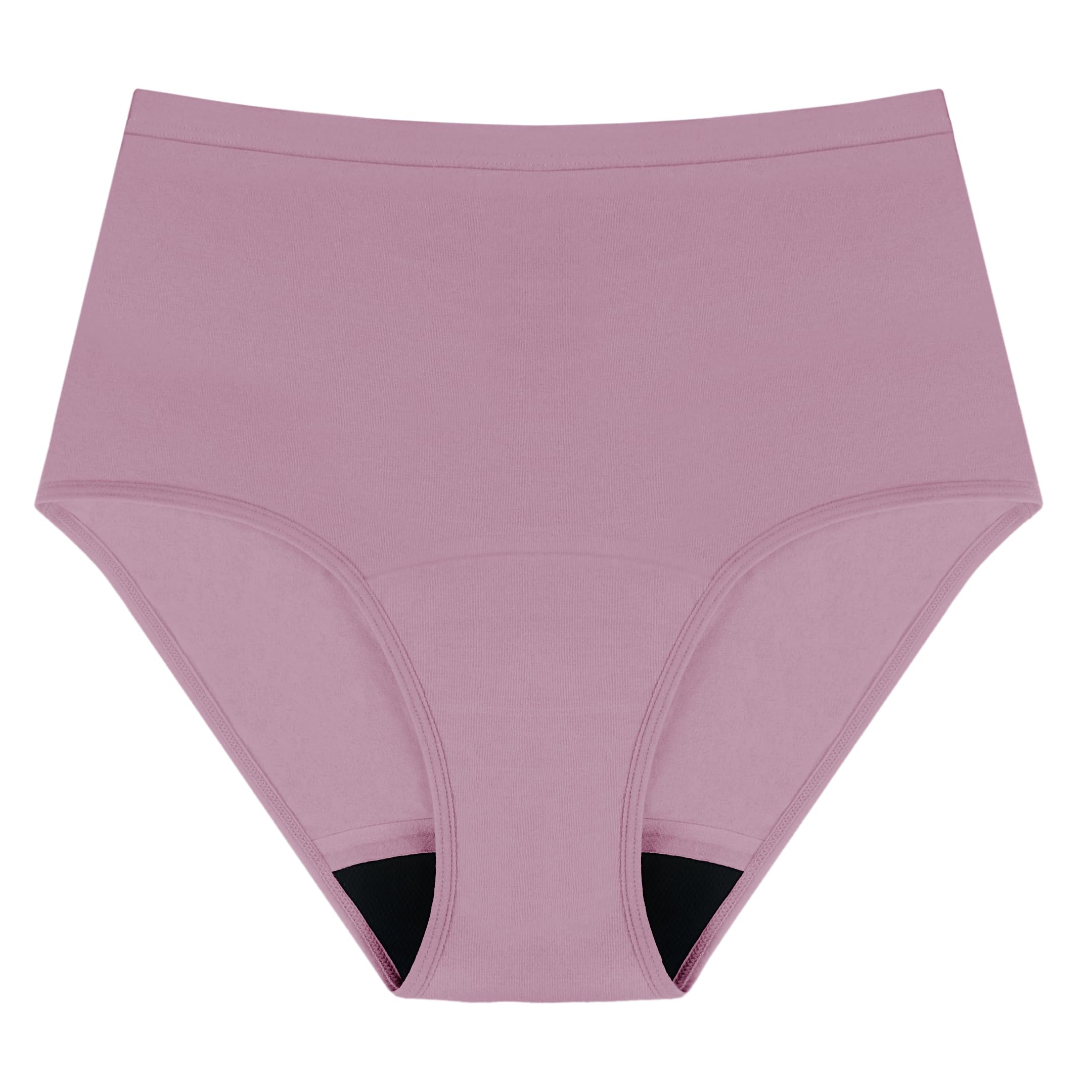 AIRCUTE Washable Urinary Incontinence Protective Underwear for Women Leak Proof Absorbent Reusable Panties 60ML 1 Pack (Lilac, Medium)