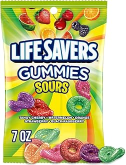 Sour Gummy Candy Pack - Gifts & More, Candy Variety Box, 12 Bags of Sour Gummies, Bulk