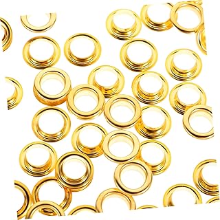 TEHAUX 50 Conjuntos De Piercing Para Botão De Ar Conjunto Palmilha De Couro DIY Artesanato Ilhós Para Kits De Perfurador De Ilhós De Tecido Ilhós De Botão Para Roupas Botões De