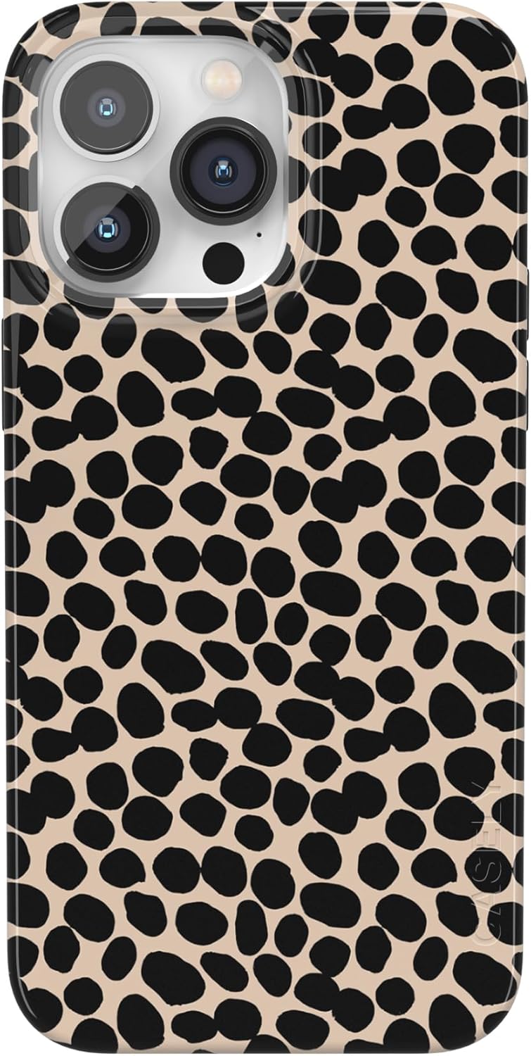 Casely iPhone 14 Pro Case | Lost in Spots | Cheetah Print | Compatible with MagSafe | Classic Ultra Slim Design