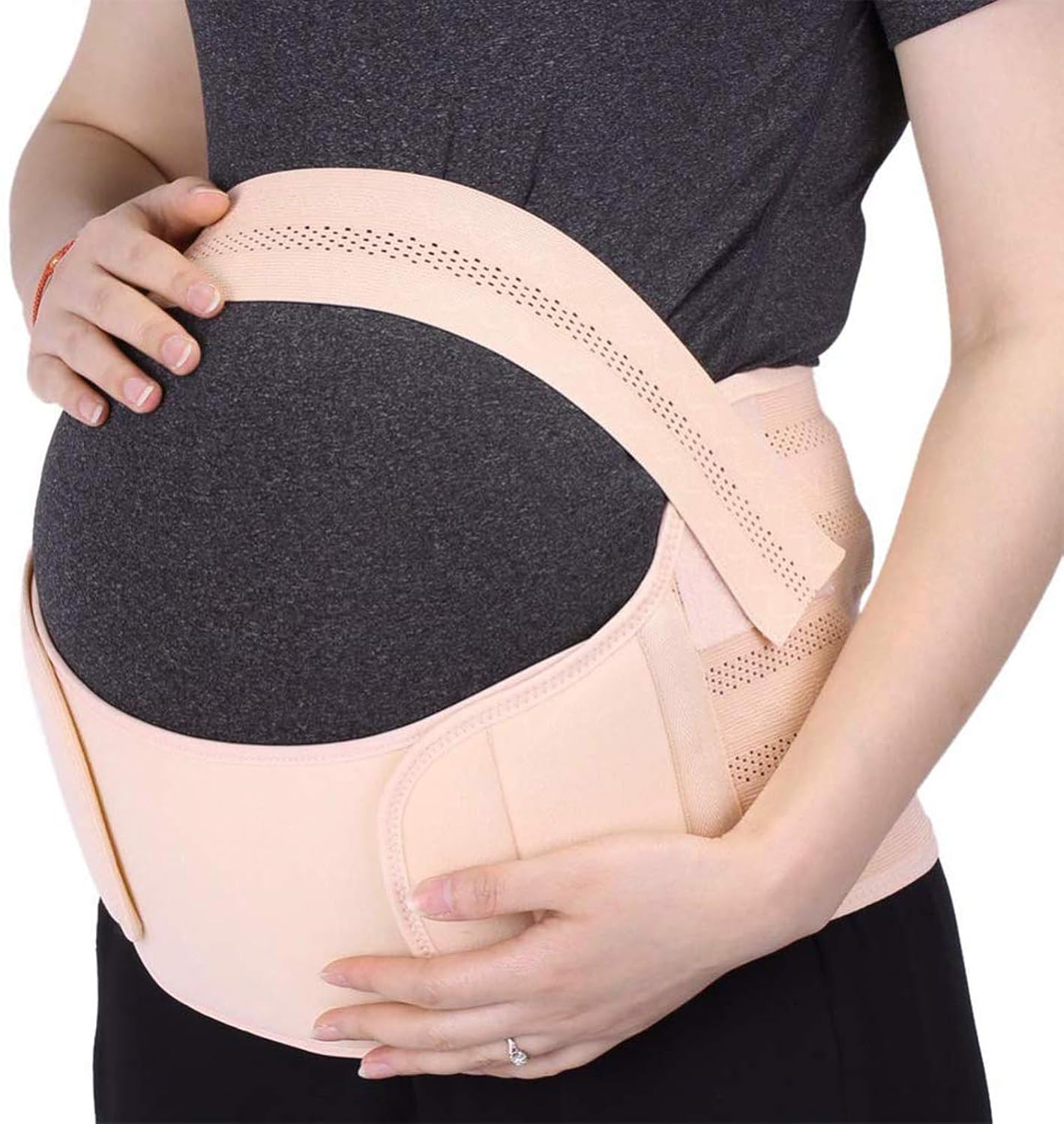 CUSMA Maternity Belt, Prenatal Belly Brace for Relieve Hip And Pelvis Pain, Comfortable Lower Back & Pelvic Pregnancy Support Band,XL