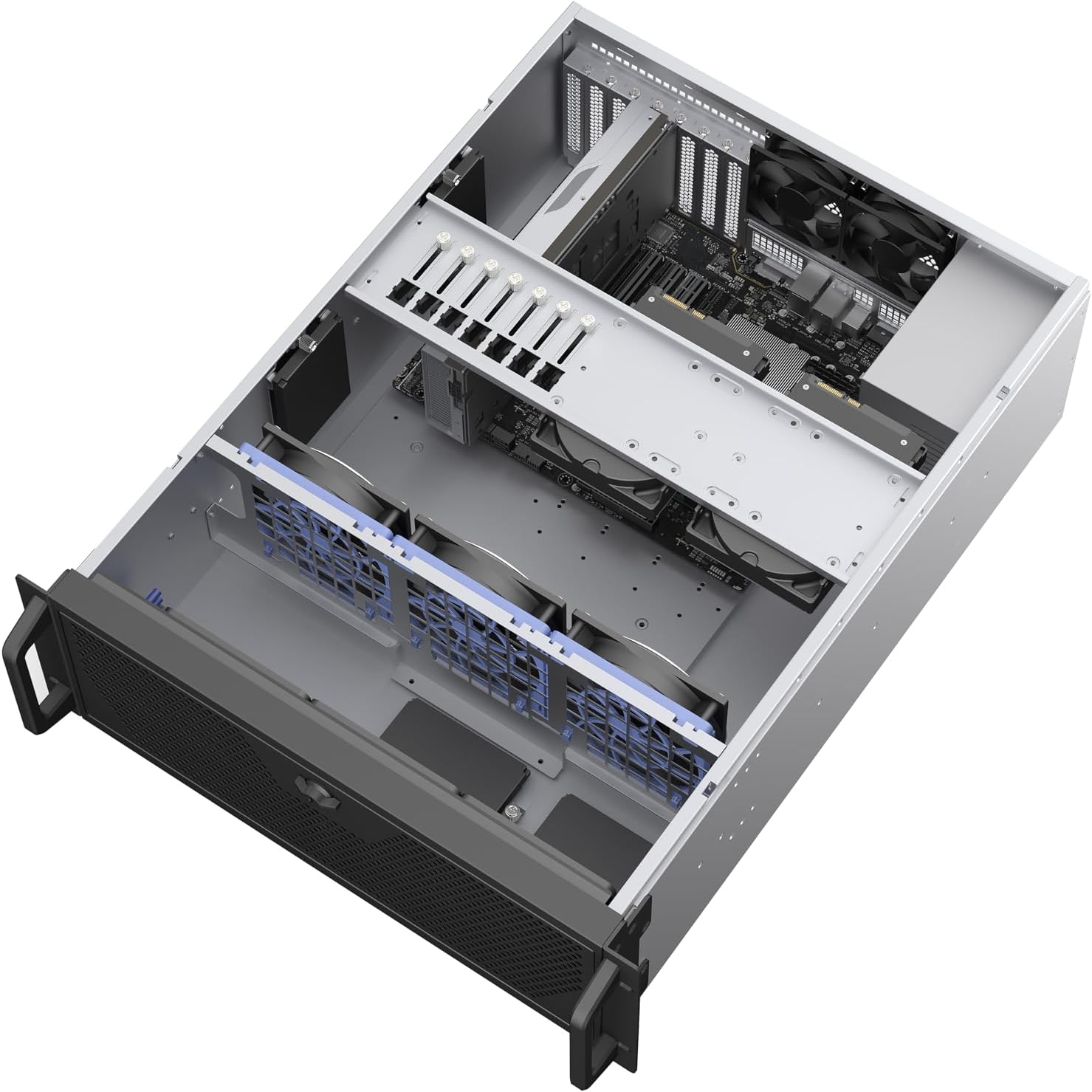 Rosewill 4U Rackmount Server Chassis | Supports up to 2 x 3.5 HDD & 4 x 2.5 SSD | E-ATX & SSI-EEB Compatible | 360mm AIO Support | 3X 120mm PWM Fans | USB 3.2 Type-C | RSV-L4620