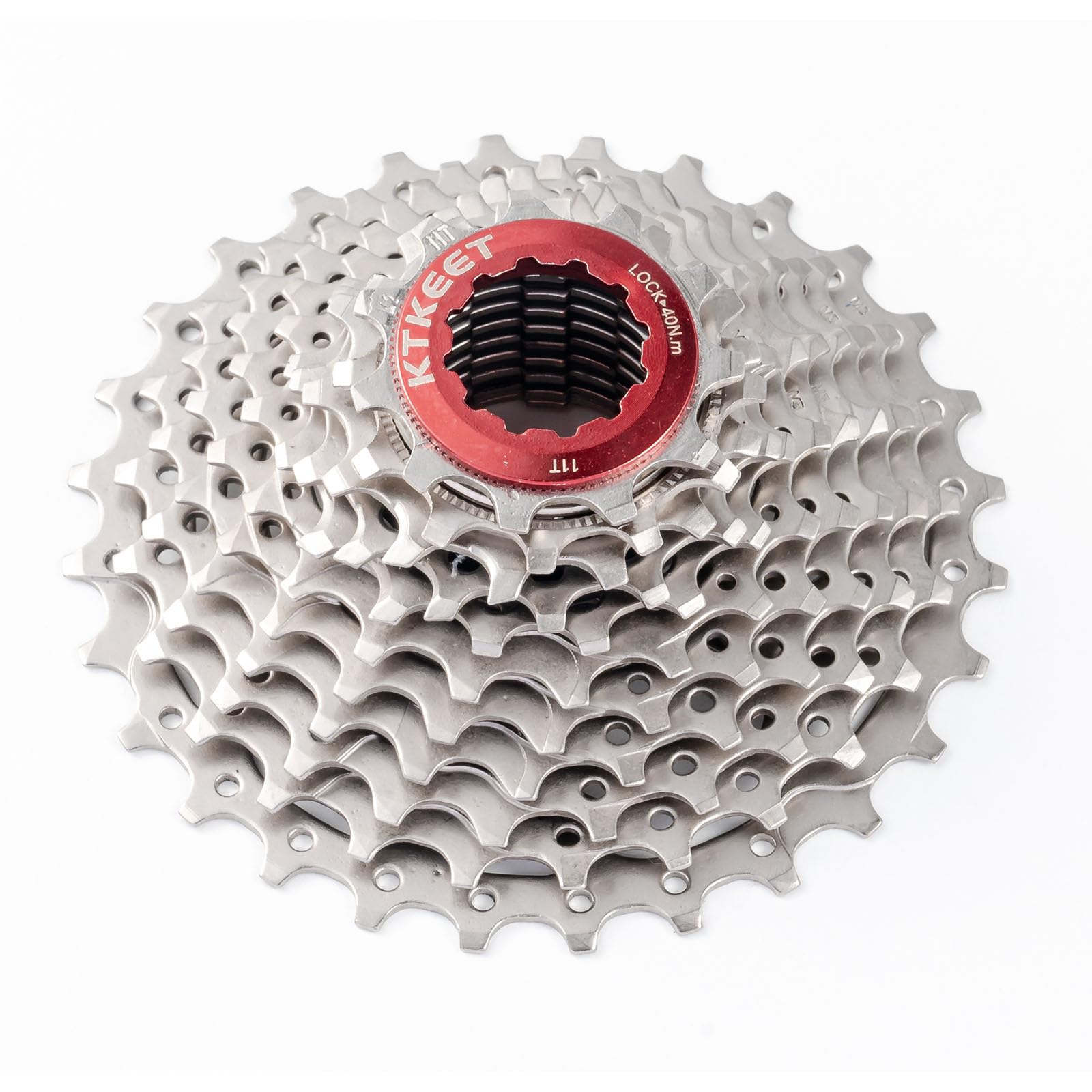 KTKEET 11 Speed Cassette 11-25T/28T/30T/32T/34T/36T/40T/42T/46T/50T/52T Mountain Bike/Road Bike Cassette 11 Speed Bicycle Cassette Sprocket Compatible with Shimano Ultegra xt Sunrace Sram (11-28T)