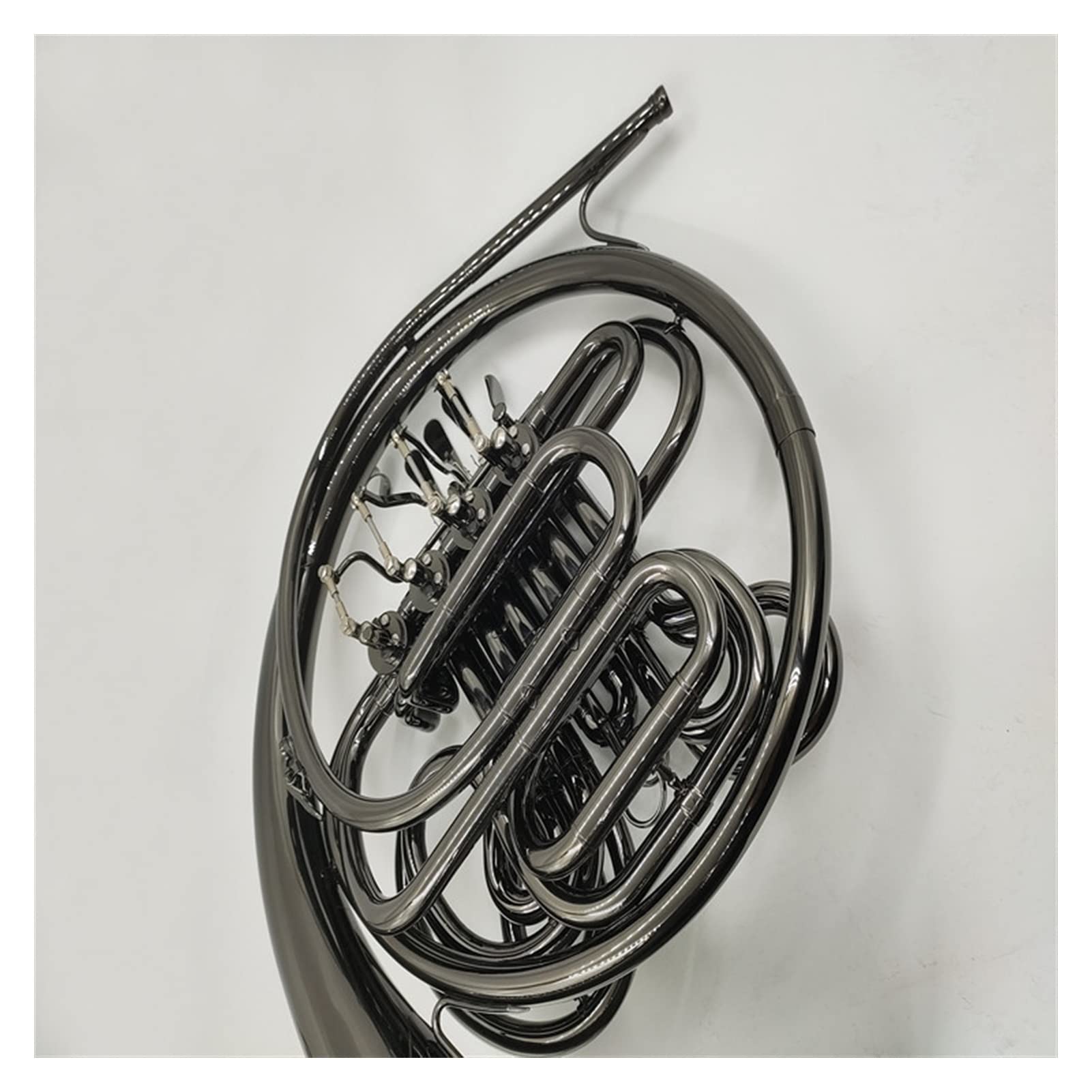 フレンチホルン 4バルブ ニッケルメッキ仕上げ　訳あり フレンチホルン 4バルブ ニッケルメッキ仕上げ 訳あり