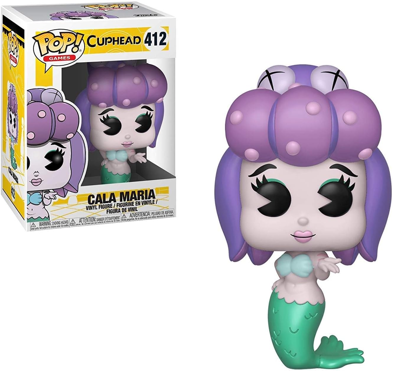 Funko Pop Games: Cuphead - Cala Maria Collectible Figure, Multicolor