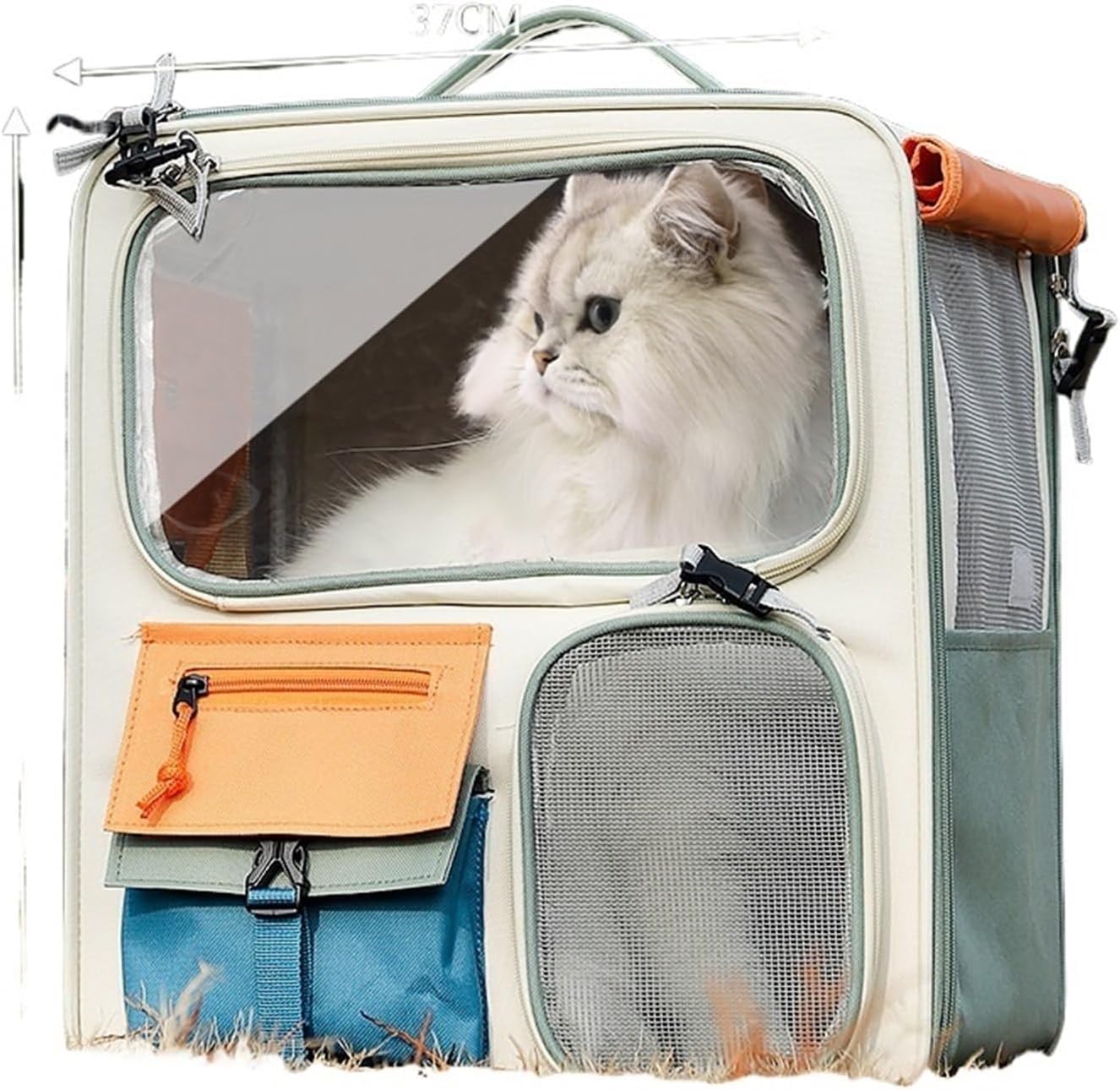 Compatible for HOOPET Detachable Pet Trolley Suitcase, Universal Travel Backpack for Small Cats Dogs Outdoor Use(Just Bag)
