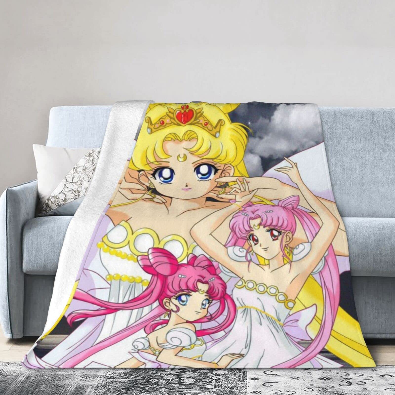 Amazon｜毛布 美少女戦士セーラームーン ブランケット 厚手 フランネル