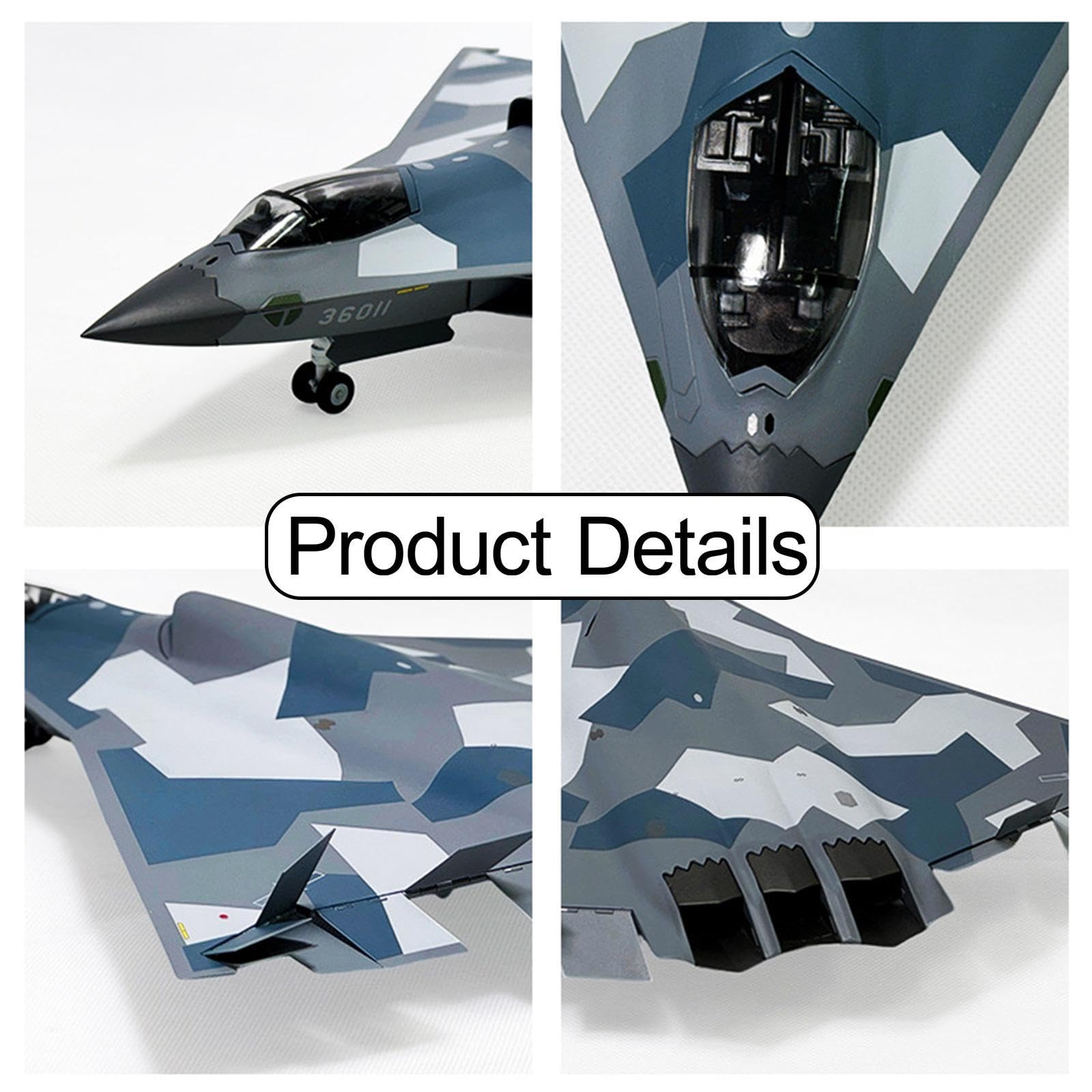 Amazon.co.jp: Generic リアルなJ36 1/144戦闘機モデル ダイキャスト