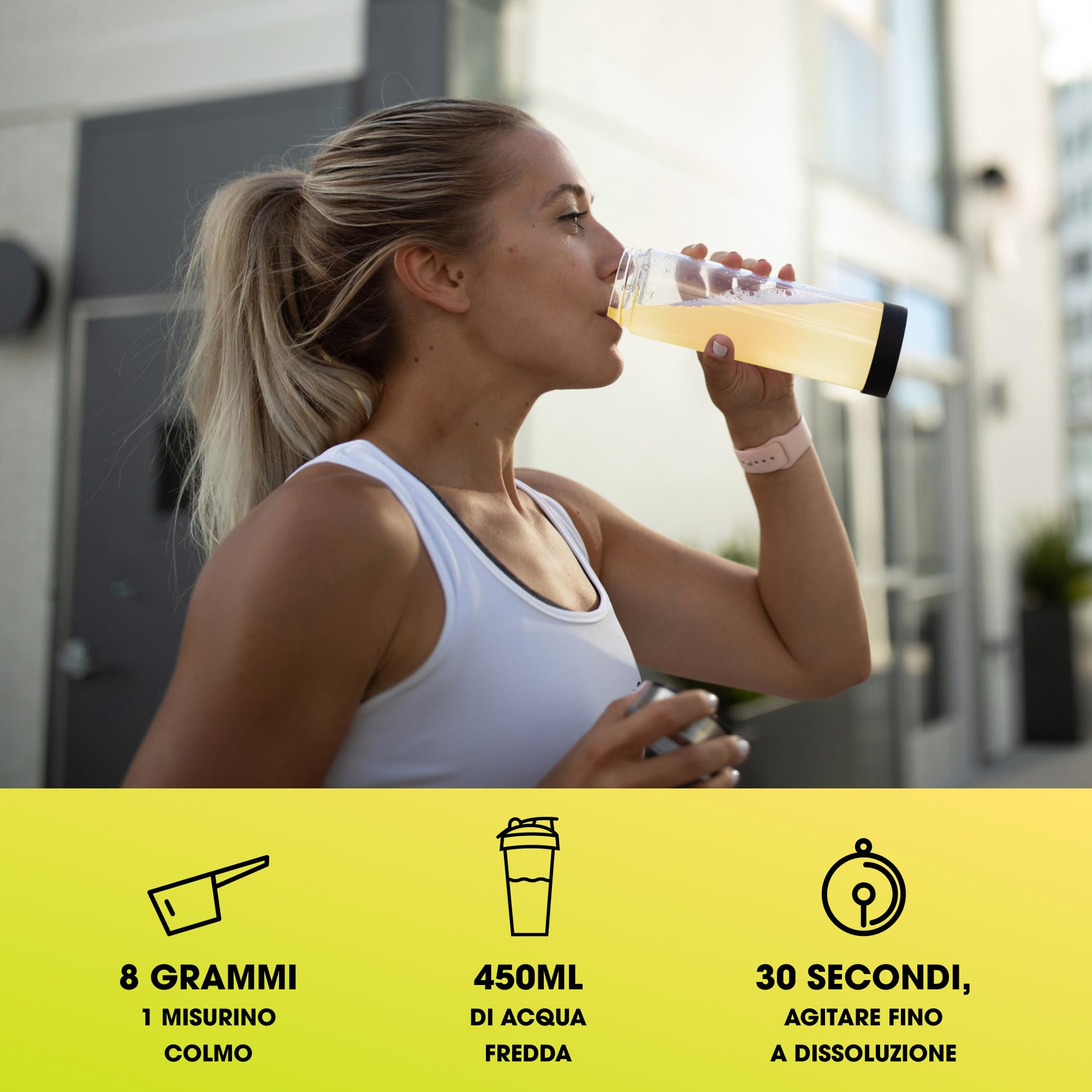 Optimum Nutrition Electrolyte Powder, Integratore di Elettroliti in Polvere, Formula Ready-to-Mix con Sodio, Magnesio e Potassio, per Workout e Allenamenti Intensi, Gusto Limone, 264 g, 33 Porzioni