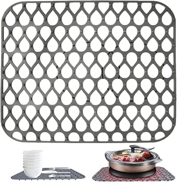 Shakven Kitchen Sink Protector Mat | Sink Protector Grid Accessory - Sink Protectors for Kitchen Stainless Steel Sink, No-Slip Scratch-Resistant Sink Grid Grate Accessories