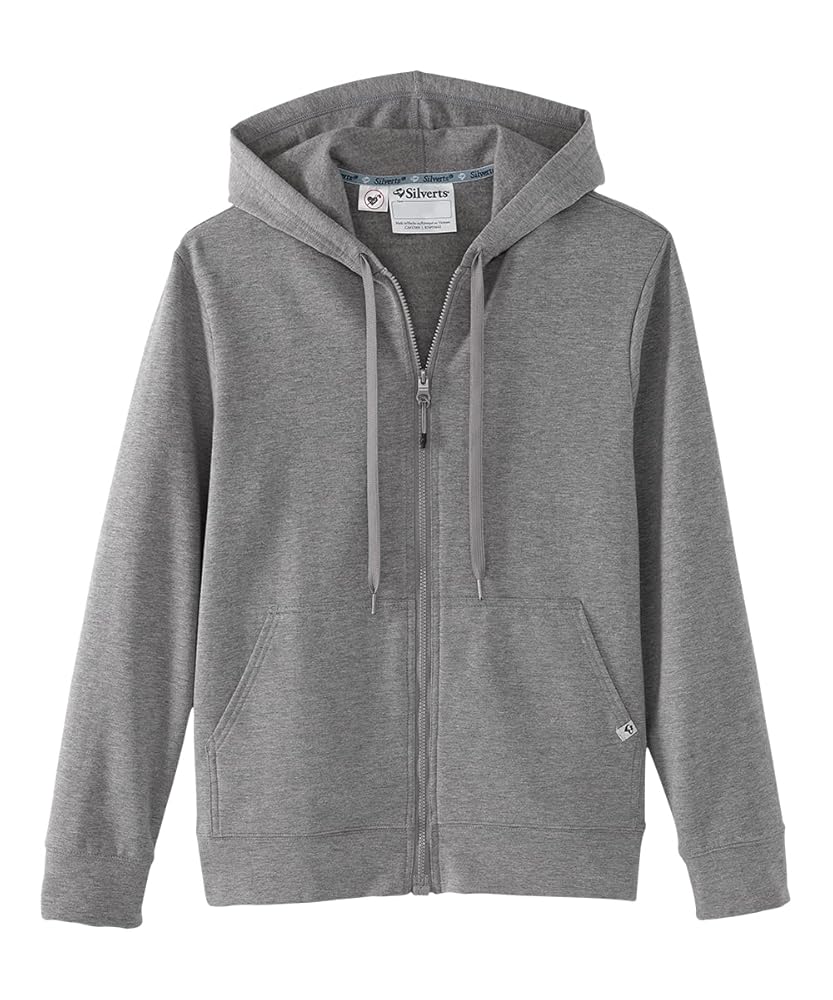 トップス LIFE MANIA MENTAL SUPPORT ZIP HOODIE Men's Magnetic Zipper Adaptive Hoodie With Pockets - Heather