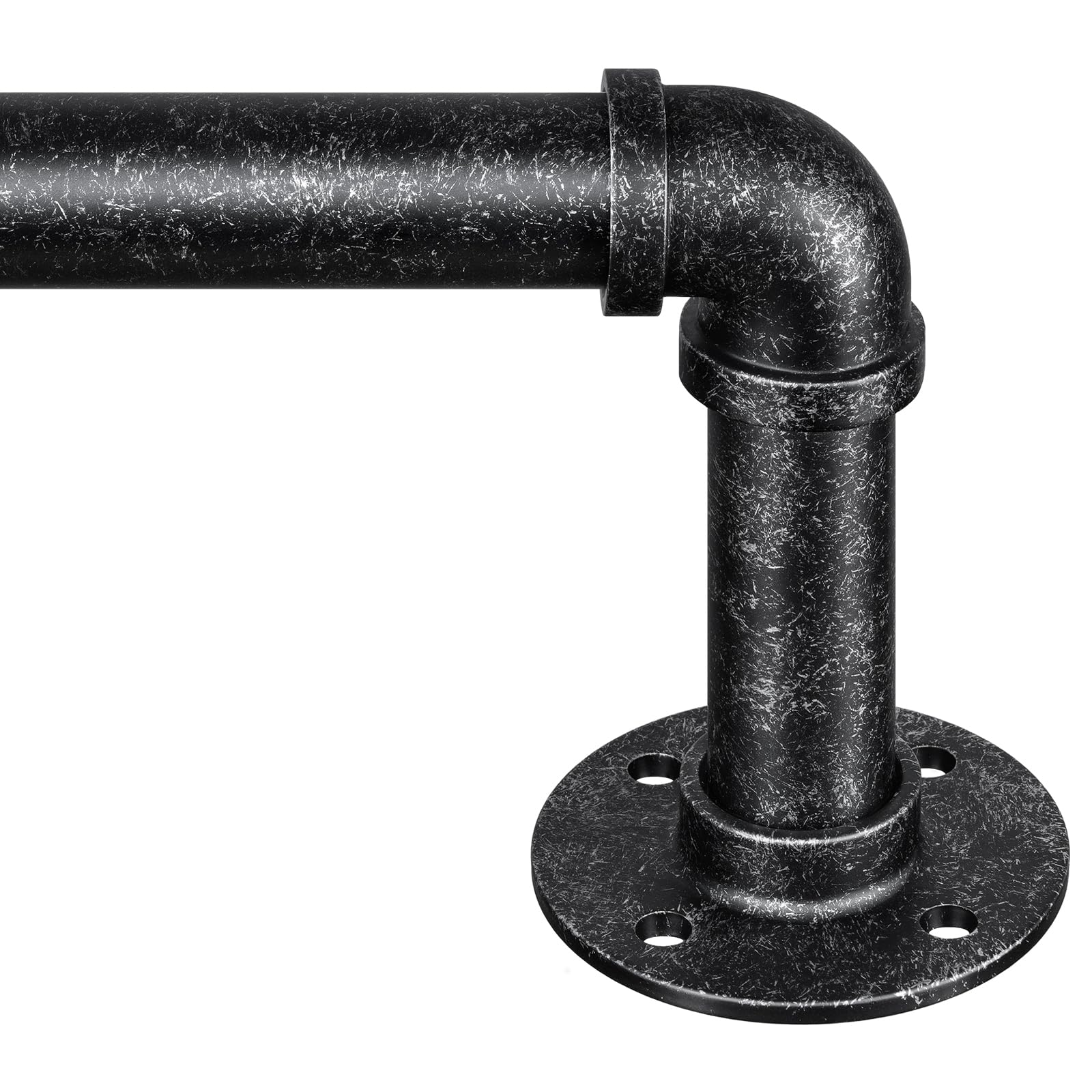 Photo 1 of Zeerobee Adjustable Metal Curtain Rod, 72-144"
