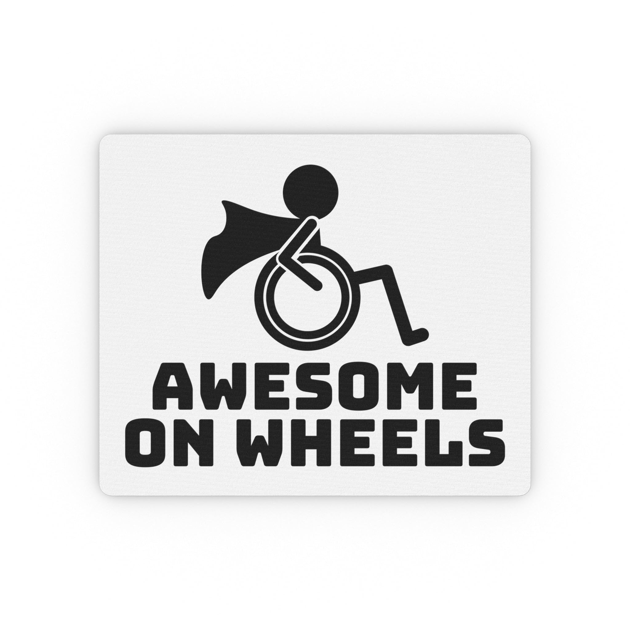 Teegarb Letter BlanketNovelty Person with Disability Pride Greatness Wellness Stroller Pushchairs Trolley Rectangular Mouse Pad 9.3″ x 7.8" / Rectangle