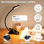28 LED Musique Stand Light, 1/2/4 Pack Clip sur les lumières de piano, Caring pour les yeux & Blocage de la lumière bleue, USB-C Remboursable, 4 Couleur x 3 Luminosité, Parfait pour Musicien, Piano, Clavier, Orchestra