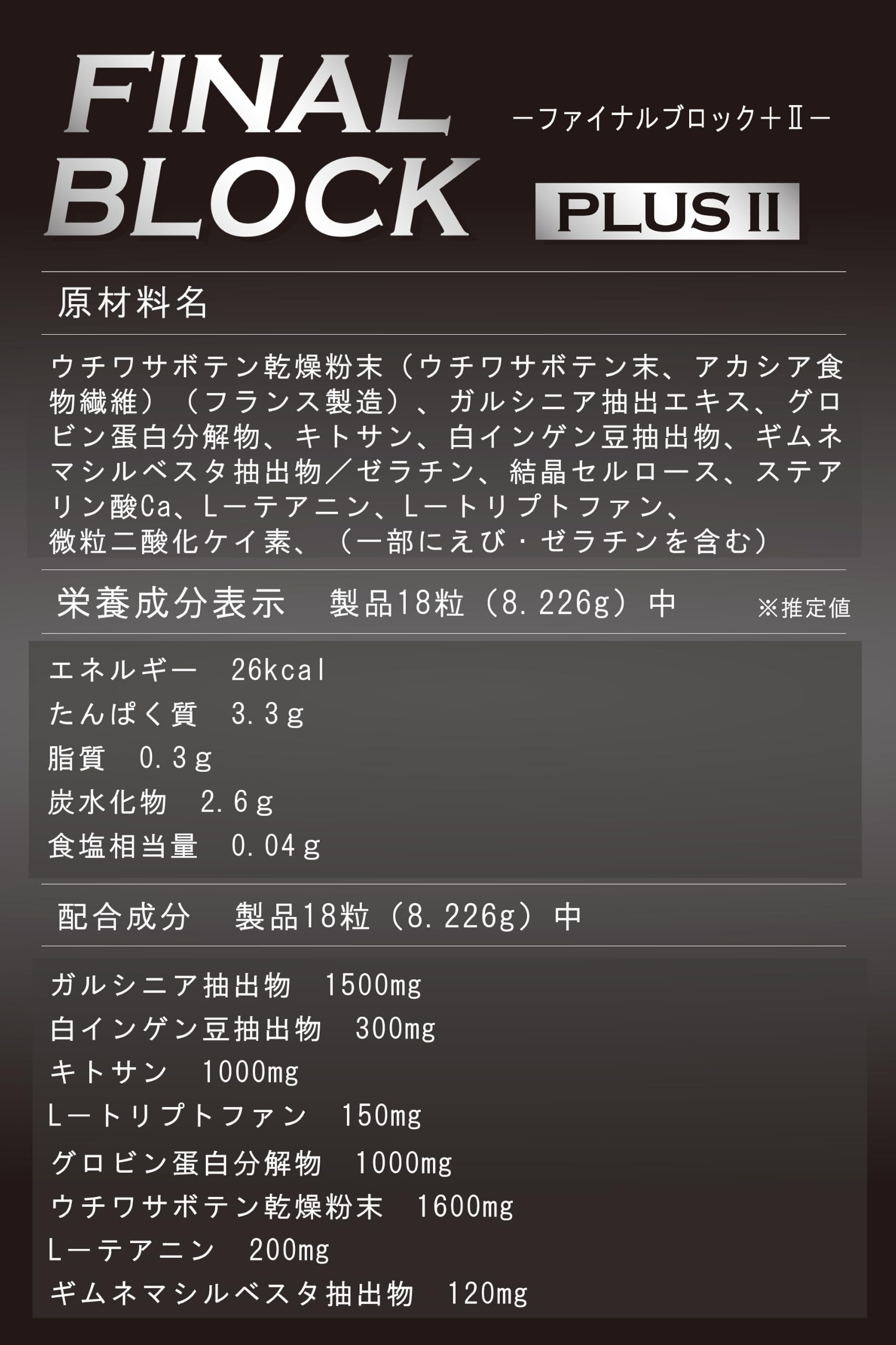 Amazon | ファイン・ラボ FINAL BLOCK PLUSII 126粒 | ファイン・ラボ