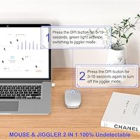 Vista 4 de Bluetooth Wireless Mouse for MacBook Air Mac Pro iPad Laptop Computer Pad Optical Rechargeable Slim Silent Dual Mode