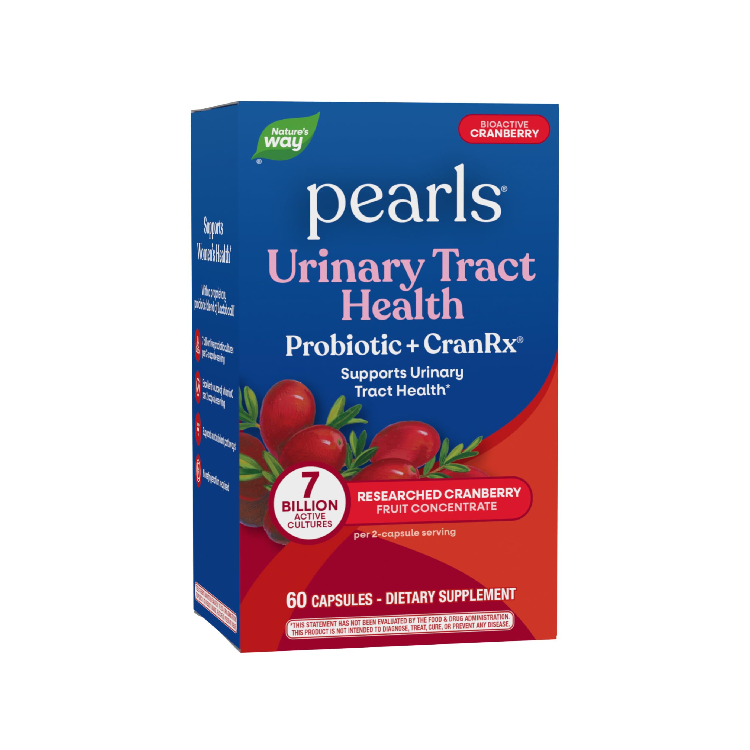 Nature's Way CranRx, Women's Care with Probiotics, 60 Vegetarian Capsules-picture-33