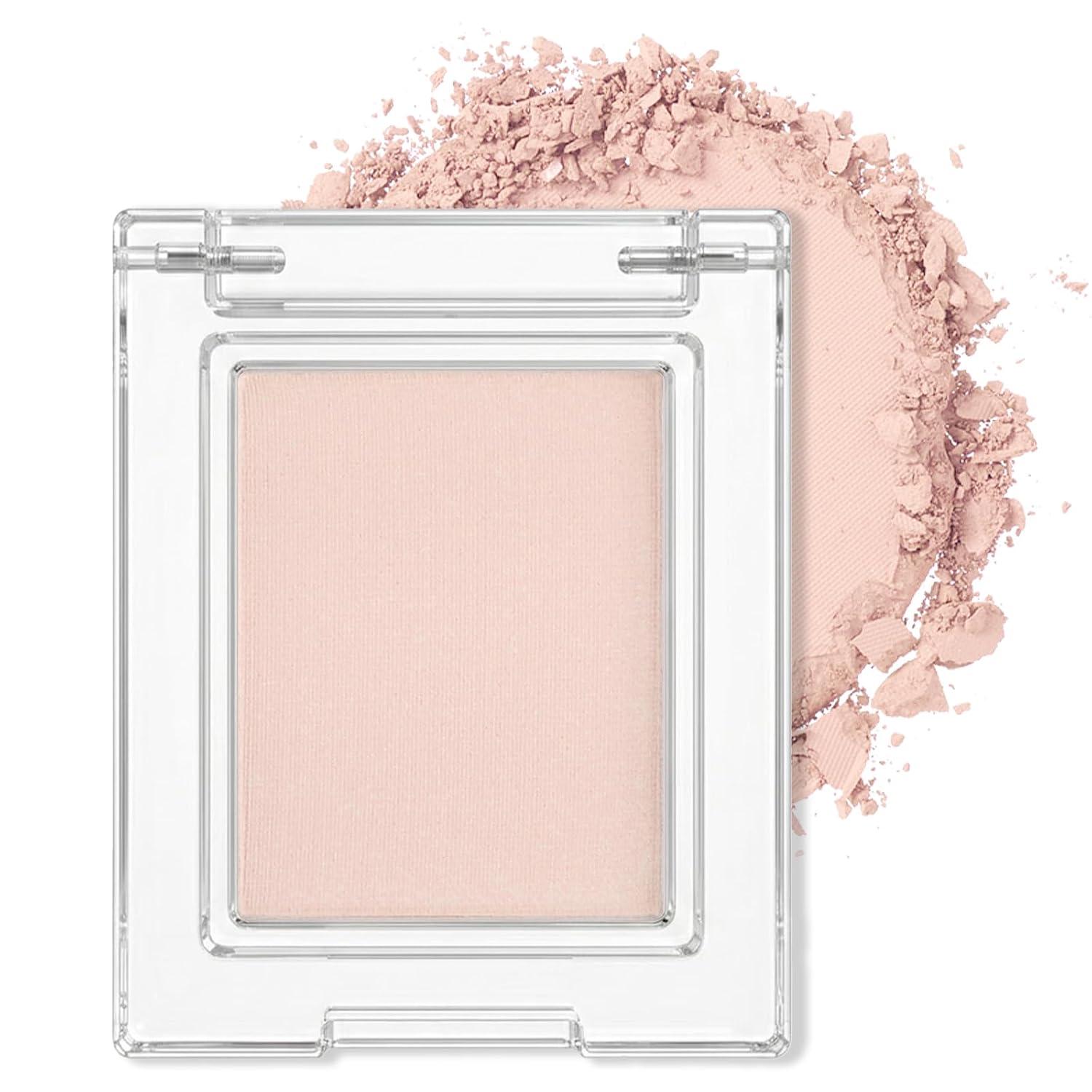 Erinde Nude Matte Single Eye Shadow Palette Makeup for Older Women, Pale Nude Pink Eyeshadow Palette, Natural Everyday Eye Makeup for Mature Skin, Ultra-Blendable Sombras de Ojos