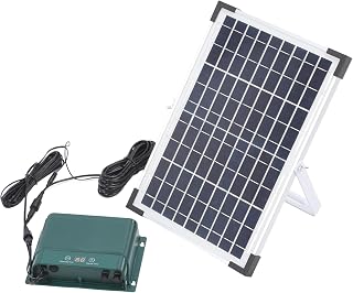 Solar Drip Irrigation Kit | 18V 10W Weatherproof Auto Watering System for Garden/Greenhouse/Balcony | 50 Drippers & Intelligent Sensor Alert | 2L / Min Flow Rate