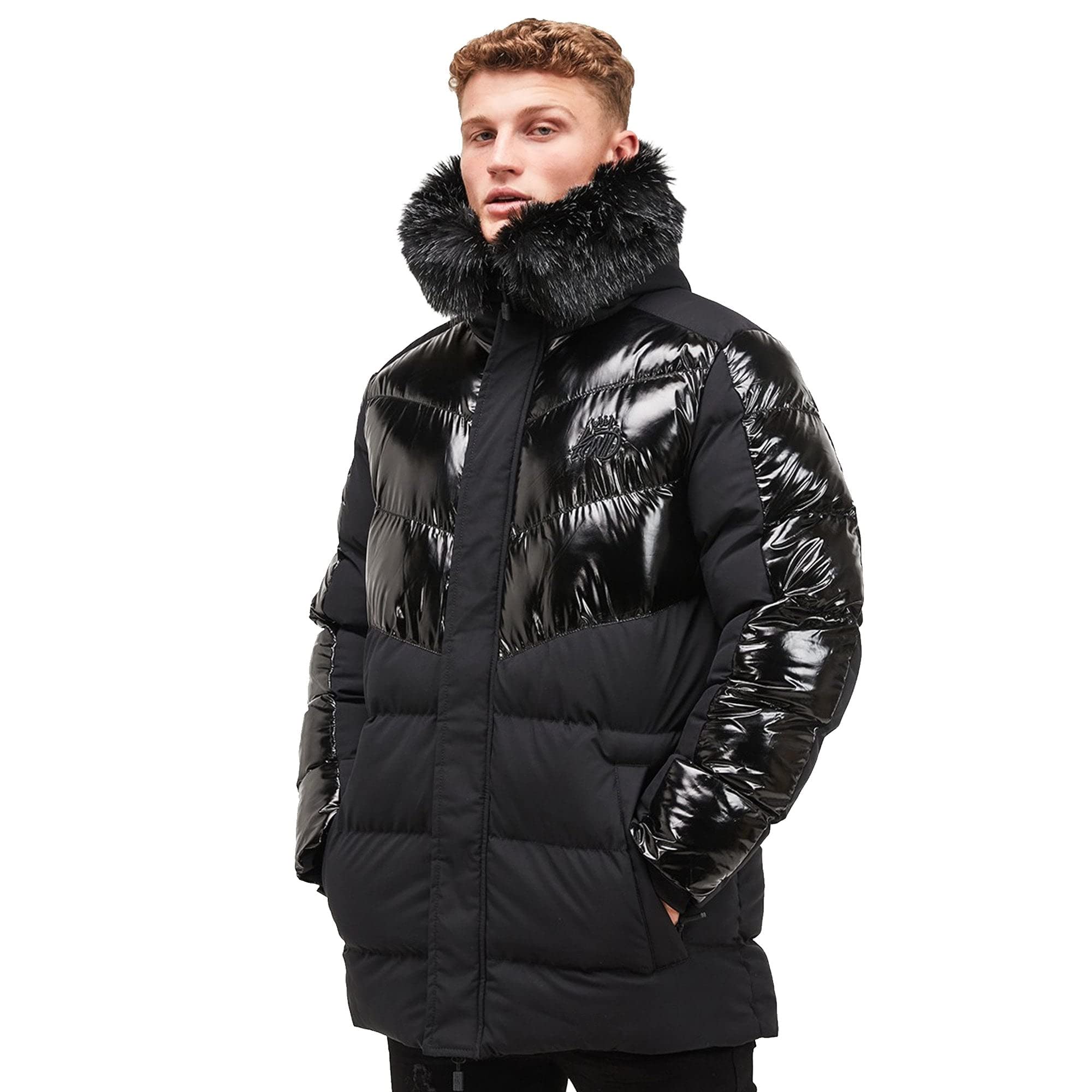 Kings Will DreamMen's Rockwood High Shine Puffer Parka Jacket