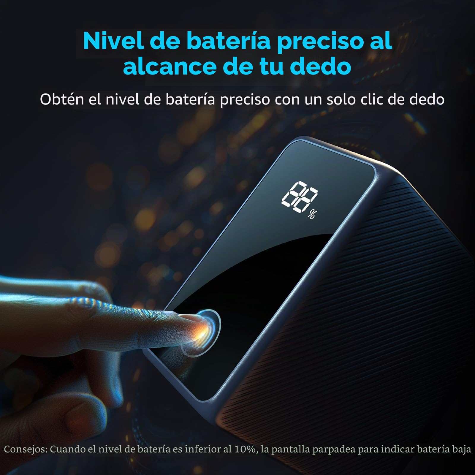 SMALLRIG Compatible co NP-F970 10500mAh Batería de Repuesto para Sony NP-F970 F750 F550,PD 36W USB-C 3.5H Carga Rápida, Batería con Pantalla OLED, Monitor, Luz de Video LED, Videocámara,Negro - 4469