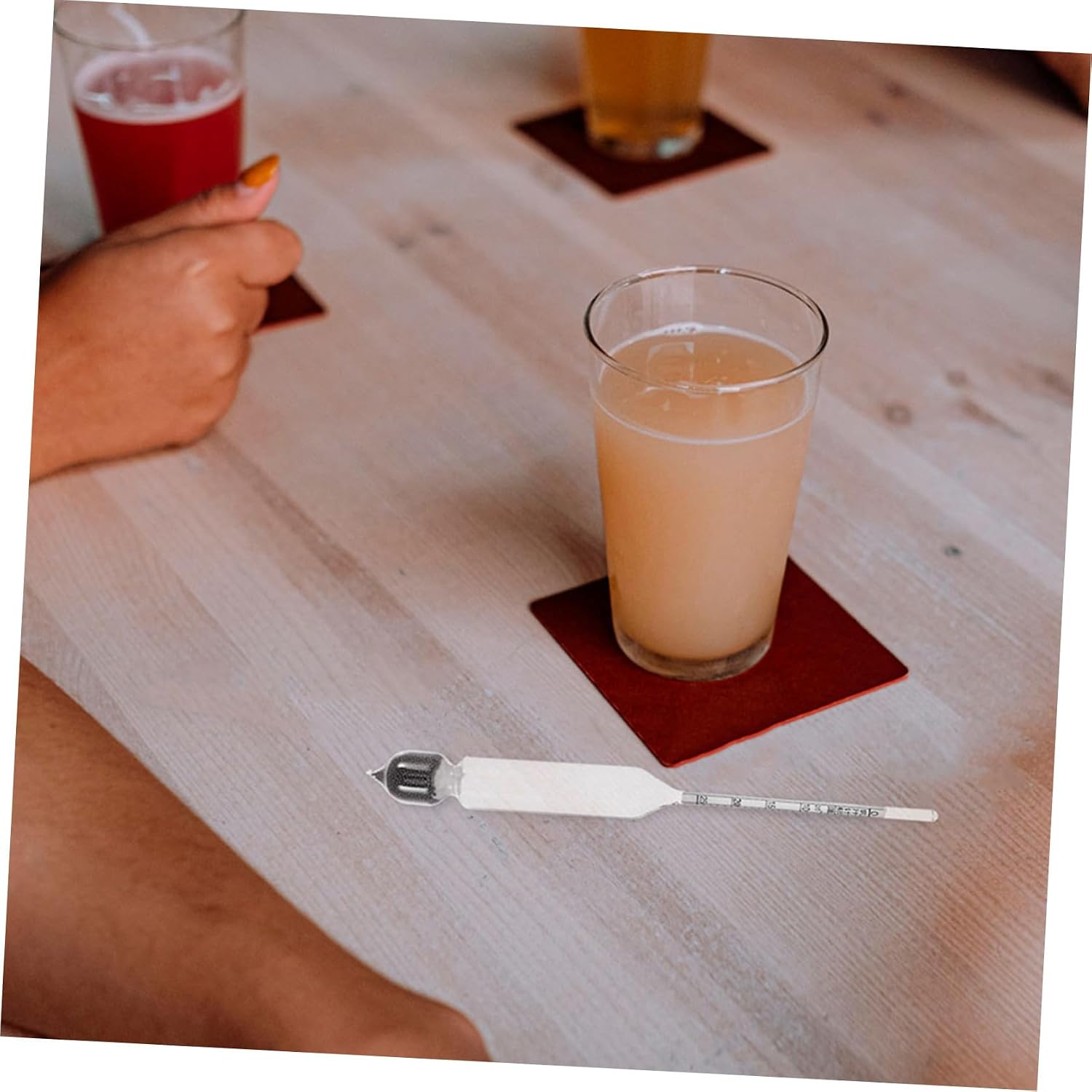 MAGICLULU 2 Pcs Milk Density Hydrometer for Precise Measurement of Cow and Goat Milk Glass Liquid Measuring Tool User-Friendly Design for Home Use and Beginners