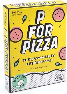 Big Potato P for Pizza: Build a Giant Pizza Slice Before Anyone Else Family Word Game Great for Adults and Kids. The same fun family board game in a new smaller box