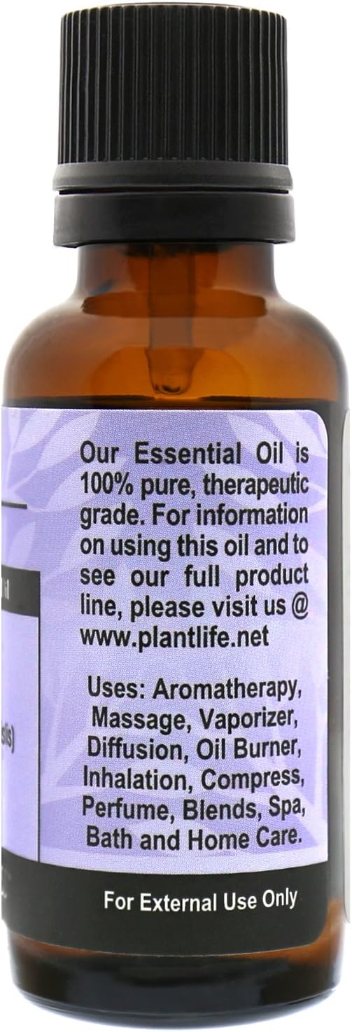 Plantlife Rosemary Aromatherapy Essential Oil - Straight from The Plant 100% Pure Therapeutic Grade - No Additives or Fillers - 30 ml
